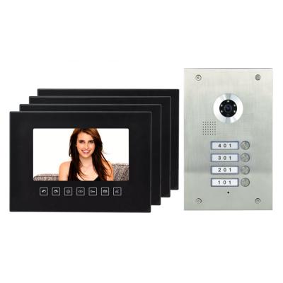 China 2 Wire Multi Apartment Video Door Entry System MR880C2C+PL591Because2CG(4)+SP26-320100 for sale