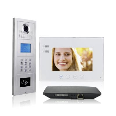 China Built-in camera open your door by apartments multi smart wifi video door phone intercom intercom door opener video radio for sale