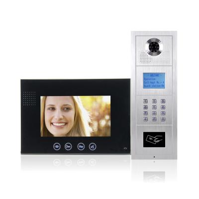 China Built-in Camera Unlock Door Through Smart Building Door Phone Multi Video Intercom Door Phone Answering System With Camera for sale