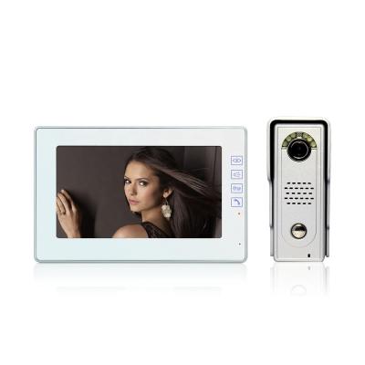 China - Door camera with display outdoor video intercom station wired video door intercom door opener with 7 inch tft lcd monitor for sale