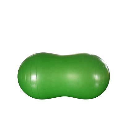 China Physio Anti-burst Colorful Peanut Capsule Gym Yoga Exercise Fitness Ball For Physiotherapy Peanut Ball for sale