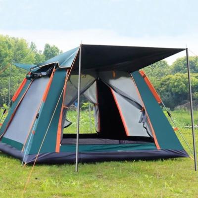 China Extended Type Low Price Waterproof Outdoor Camping Tents Manufacturers 4 People Family for sale