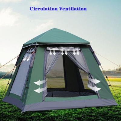 China Extended Type Hot Sale Large Automatic Pop Up Camping Tent for sale