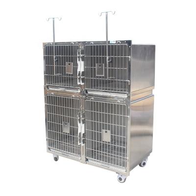 China pjjy-01veterinary Dog Kennel Cages Stainless Steel Vet Cages Pjjy-01 for sale