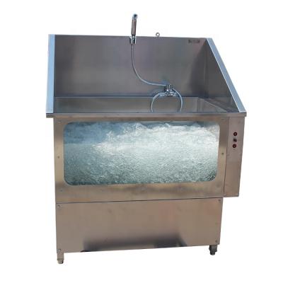 China Viable Professional 304 Stainless Steel Dog Grooming Spa Pet Tub Dog Wash Machine Dog Tubs for sale