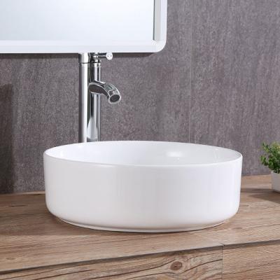 China Modern Design Sanitary Ware Art Basin Hand Wash Vanity Bathroom Around Countertop Basin Ceramic Sink for sale