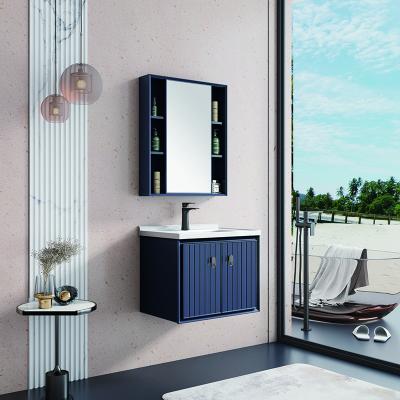 China Durable Nordic Style Storage Space Economical Wall-Hung Bathroom Vantiy Big On Promotion for sale