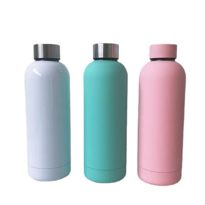 China Viable hot sale 500ml 750ml 1000ml double wall vacuum insulated stainless steel water bottle inline with custom logo for sale