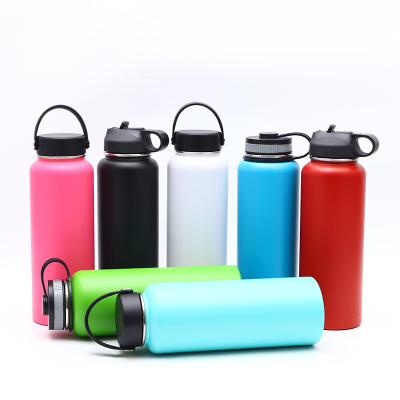 China 18oz Double Wall Stainless Steel Durable Outdoor Vacuum Insulated Sports Gym Wide Mouth Water Bottle With Lid for sale