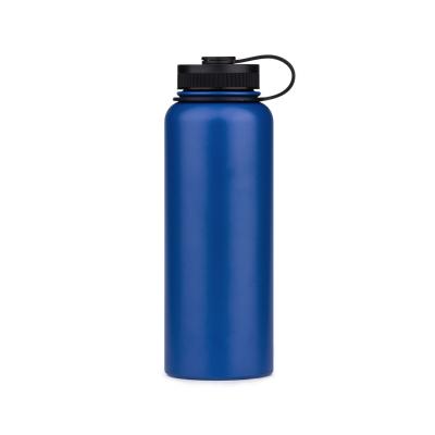 China 32oz 1000ml 40oz 64oz Viable Outdoor Private Label Stainless Steel Double Wall Insulated Water Bottle With Lid for sale