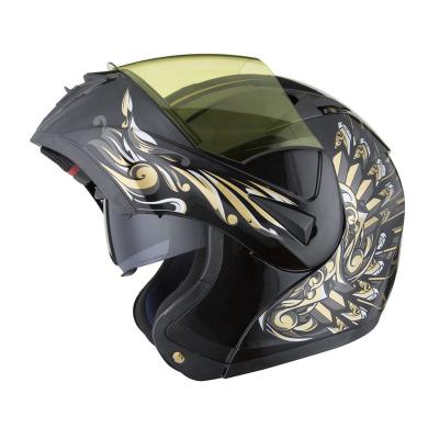 China China Factory Safe Driving Modular Helmet Flip Up Motorcycle Helmet With Inner Lens for sale