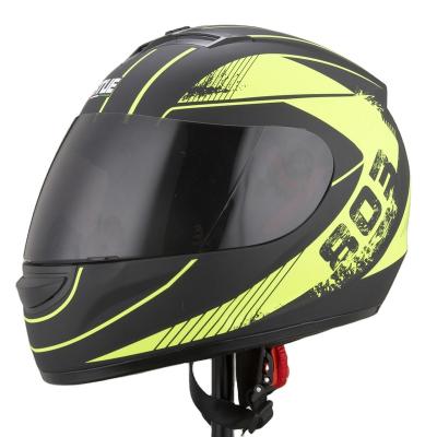 China Motorcycle Full Face Safe Motor Helmet With Double Lens for sale