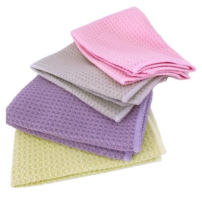 China Compressed Hot Sales In JAPAN Peep Microfiber Waffle Kitchen Towel With Customize Logo for sale