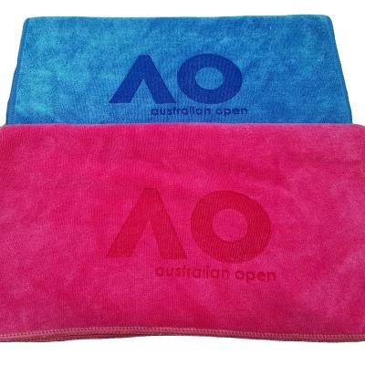 China QUICK DRY super thick and soft microfiber gym sport towel with custom logo for sale