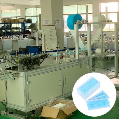 China Hotels After-Sale Guarantee Mask Machine Disposable Mask Production Machine Mask Body Making Machine for sale