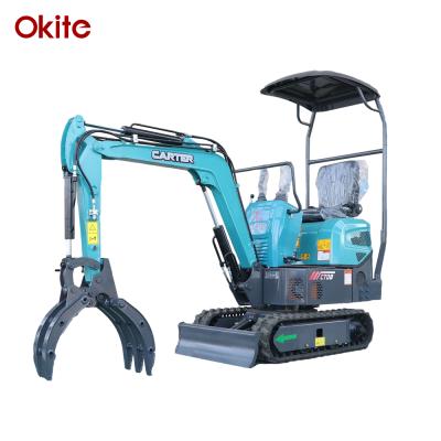 China Building Material Mini Excavator Stores 1 Ton Mini Excavator New Excavator Price for sale