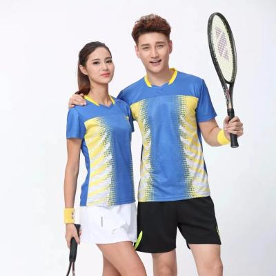 China Square 2021 new design badminton uniform and singlet designs for wholesale badminton /women badminton wear sports clothing for sale