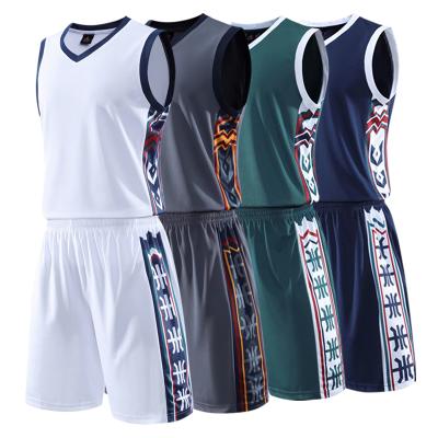 China 2021 Lastest Fully Sublimation Basketball Antibacterial Manufacturer Customized Tank Top And Shorts OEM Custom Unisex Sport for sale