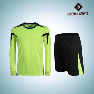 China Wholesale Custom Anti-Shrink Long Sleeves Goalkeeper Long Sleeve Jersey Factory Price Soccer Wear Uniform Sports for sale