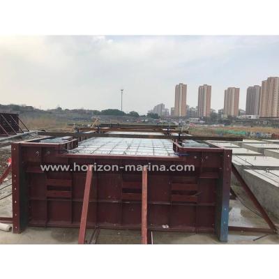 China Heavy Duty Concrete Floating Pontoon dock floating concrete pontoon marina bridge zu verkaufen