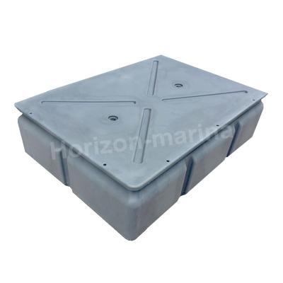 China HDPE Floating Dock EPS Foam Inside LLDPE Plastic Cubes Floating Pontoon Float for sale