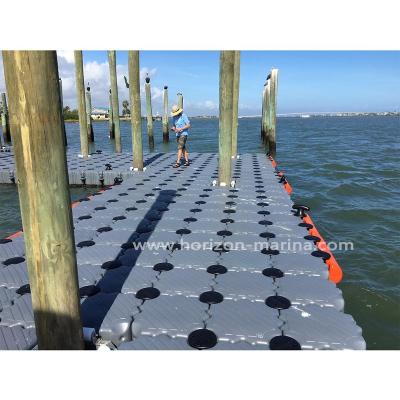 China walking Dock Floating Pontoon Platforms modular plastic pontoons floating cube for sale