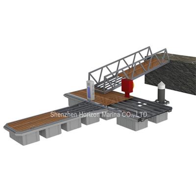 중국 Seaside Resort Marine Floating Pontoon Bridge Pontoon Floating Dock 판매용