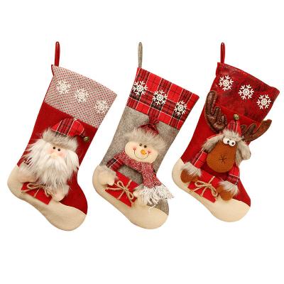 China Pile Supplier Sublimation Mini Christmas Stocking Custom Christmas Stocking for sale