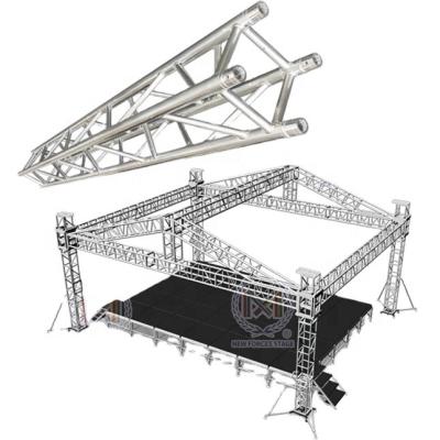 China 6061-T6/6082-T6 Alloy Portable Lightweight Led Screen Truss Canopy Roof Pin Aluminum Truss for sale