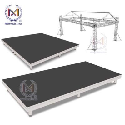 China Promotional Outdoor Concert Aluminum Alloy 6061-T6/6082-T6 Catwalk Stage Aluminum Wooden Platform for sale