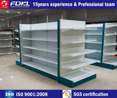 China Modern Wholesale Double Sided Supermarket Shelving Top Hot Price Is Cheap for sale