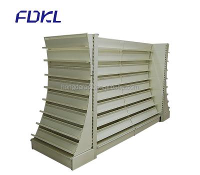 China China Factory Retail Store Single Sided And Double Sided Gondola Metal CD Rack /Book Shelf for sale