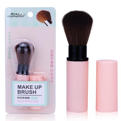 China Angular Blush Custom Logo Cosmetic Tools Foundation Brush Retractable Makeup Brush for sale