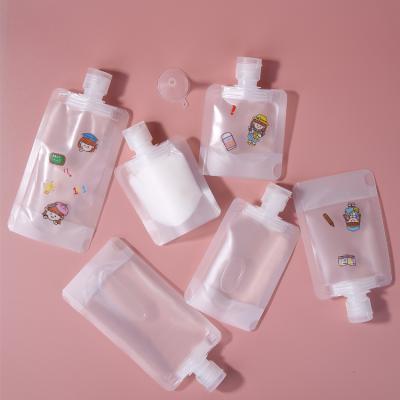 China Eco-friendly 8 Pieces Transparent Liquid Cosmetic Bottle Set 100ml 50ml 30ml Storage Bags Travel Portable Liquid Makeup Lotion Bottle Cxt040 for sale