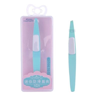 China Durable Private Label Cute Mini Eyebrow Tweezer Special Custom Eyebrow Tweezers Lameila Maker Tipped Stainless Steel Eyebrow Tweezers A214 for sale