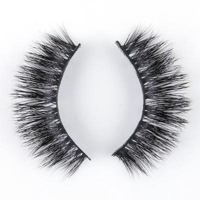 China Wholesales Soft Vegan Fake Eye Lashes Private Label 3d Faux Mink Lashes for sale