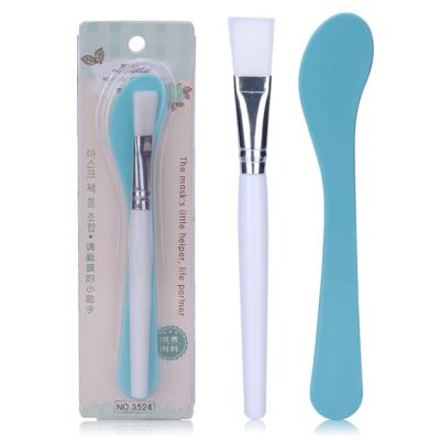 China Diy Face Mask Applicator OEM DIY Mask Applicator Plastic Facial Brush Spatula Cosmetic For Mask for sale