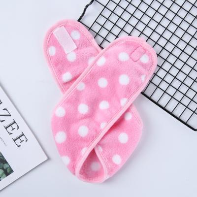 China Custom Makeup Soft Shower Headbands Beauty Lameila LOGO Hair Band S620 for sale