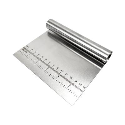 China Sustainable Pastry Cutter Stainless Steel Flour Scraper For Kitchen Restaurant Bakery for sale