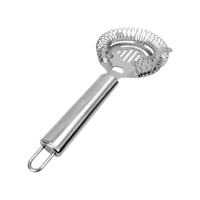 China Viable Kitchen Bar Tools Stainless Steel Ice Strainer Filter Bar Strainers for sale