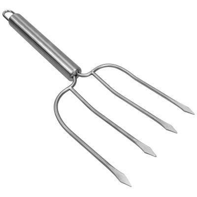 China Popular Selling Kitchen Cookware Poultry Lifters Stainless Steel Turkey Fork for sale