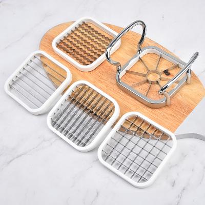 China Sustainable Hot Selling Creative Fruit Splitter Slicer Kitchen Tool Stainless Steel Apple Cutter for sale