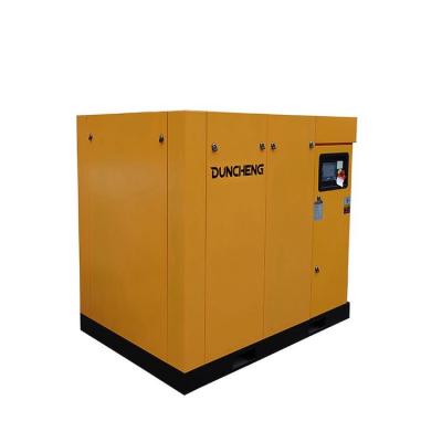 China Factory direct supplier lubricated efficiency energy saving screw portable air compressor for sale