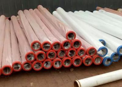 China Custom Single Wall Concrete Pump Spares Delivery Pipes Powder Painted Baked Surface for sale