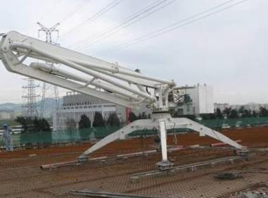 China 28m 30m 32m 4kw Schwing Placing Boom , Concrete Placement Boom HGY15 for sale