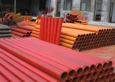 China Putzmeister DN125 Concrete Pump Straight Pipe ST52 Material , 4.5mm Thickness for sale