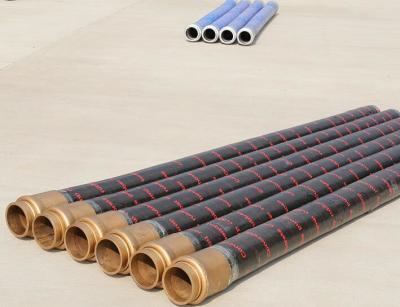 China DN100 Concrete Pump Hose 85 Bar Wear Resistant 3M Length With Two Ends for sale