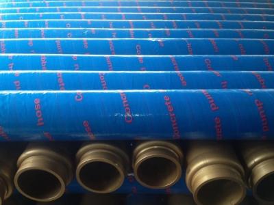 China Rubber Material Concrete Placement Hose , Concrete Pump Tube With Excellent Wear Resistant for sale