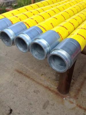 China Durable Concrete End Hose 15mm-16mm Thickness , 85 Bar Working Pressure for sale