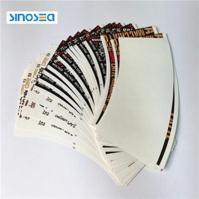 China Food Grade Paper Cup Moisture Proof Fan Coated PE For Coffee Cup Making for sale